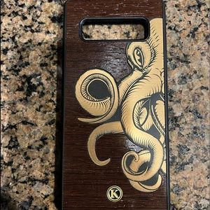 Kraken gold octopus phone case Samsung galaxy S10